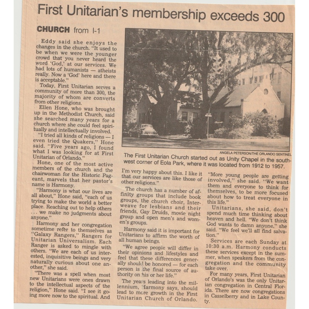 17 Vintage Orlando Sentinel Then and Now Retrospective Photo Newsclippings Lot - Picture 9 of 16